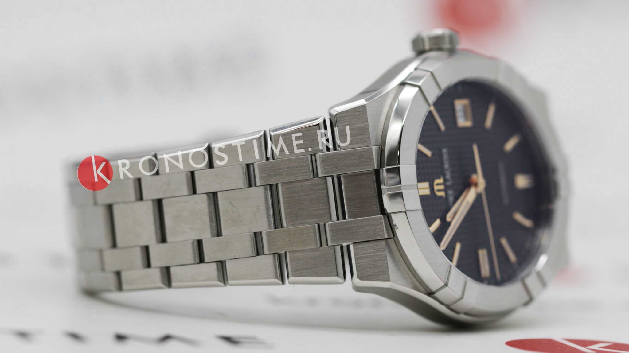 Maurice Lacroix Maurice Lacroix Aikon Automatic AI6007-SS002-331-1 мужские часы антрацитовый циферблат на запястье